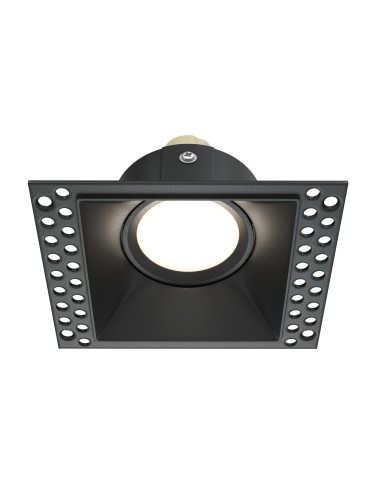 Maytoni Dot Flush-mounted Frameless Spatula 1xGU10 50W Black DL042-01-SQ-B