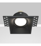 Frameless flush-mounted lamps - trimless - Maytoni Dot Flush-mounted Frameless Spatula 1xGU10 50W Black DL042-01-SQ-B - product 6