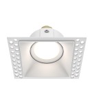 Frameless flush-mounted lamps - trimless - Maytoni Dot Flush-mounted frameless putty 1xGU10 50W White DL042-01-SQ-W - product 1