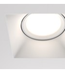 Frameless flush-mounted lamps - trimless - Maytoni Dot Flush-mounted frameless putty 1xGU10 50W White DL042-01-SQ-W - product 2