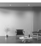 Frameless flush-mounted lamps - trimless - Maytoni Dot Flush-mounted frameless putty 1xGU10 50W White DL042-01-SQ-W - product 8