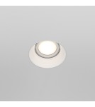 Frameless flush-mounted lamps - trimless - Maytoni Dot Flush-mounted Frameless Spatula 1xGU10 50W White DL042-01-RD-W - product 3