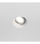 Frameless flush-mounted lamps - trimless - Maytoni Dot Flush-mounted Frameless Spatula 1xGU10 50W White DL042-01-RD-W - product 4