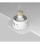 Frameless flush-mounted lamps - trimless - Maytoni Dot Flush-mounted Frameless Spatula 1xGU10 50W White DL042-01-RD-W - product 5