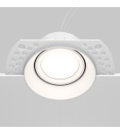 Frameless flush-mounted lamps - trimless - Maytoni Dot Flush-mounted Frameless Spatula 1xGU10 50W White DL042-01-RD-W - product 6