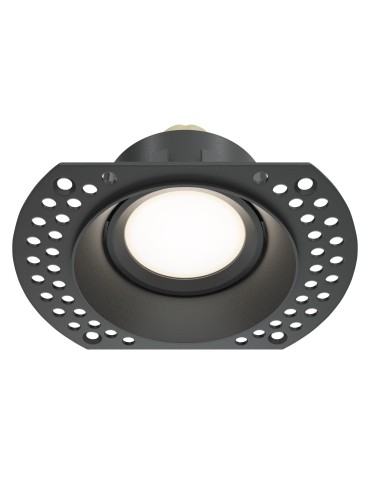 Maytoni Dot Podtynkowa Bezramkowa do Szpachlowania 1xGU10 50W Black DL042-01-RD-B