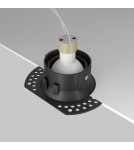 Frameless flush-mounted lamps - trimless - Maytoni Dot Flush-mounted Frameless Spatula 1xGU10 50W Black DL042-01-RD-B - product 4