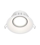 Round flush-mounted lamps - Maytoni Dot Concealed 1xGU10 50W White DL028-2-01W - product 1