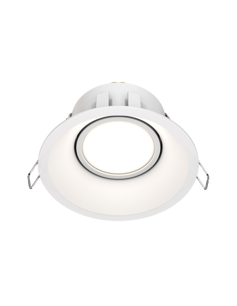 Round flush-mounted lamps - Maytoni Dot Concealed 1xGU10 50W White DL028-2-01W - product kolory-swiatla.pl 1