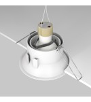 Round flush-mounted lamps - Maytoni Dot Concealed 1xGU10 50W White DL028-2-01W - product 5