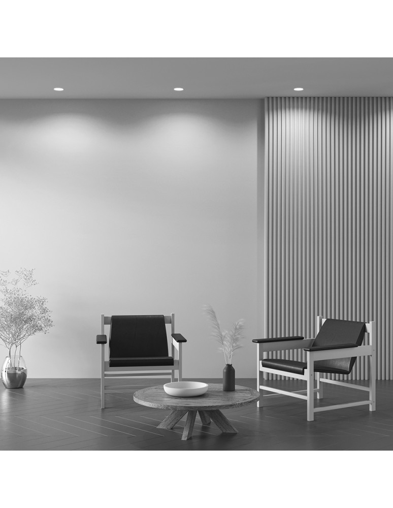 Round flush-mounted lamps - Maytoni Dot Concealed 1xGU10 50W White DL028-2-01W - product kolory-swiatla.pl 8