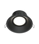 Round flush-mounted lamps - Maytoni Dot Concealed 1xGU10 50W Black DL028-2-01B - product 1