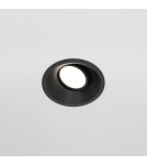 Round flush-mounted lamps - Maytoni Dot Concealed 1xGU10 50W Black DL028-2-01B - product 4