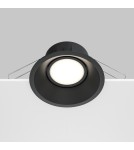 Round flush-mounted lamps - Maytoni Dot Concealed 1xGU10 50W Black DL028-2-01B - product 6