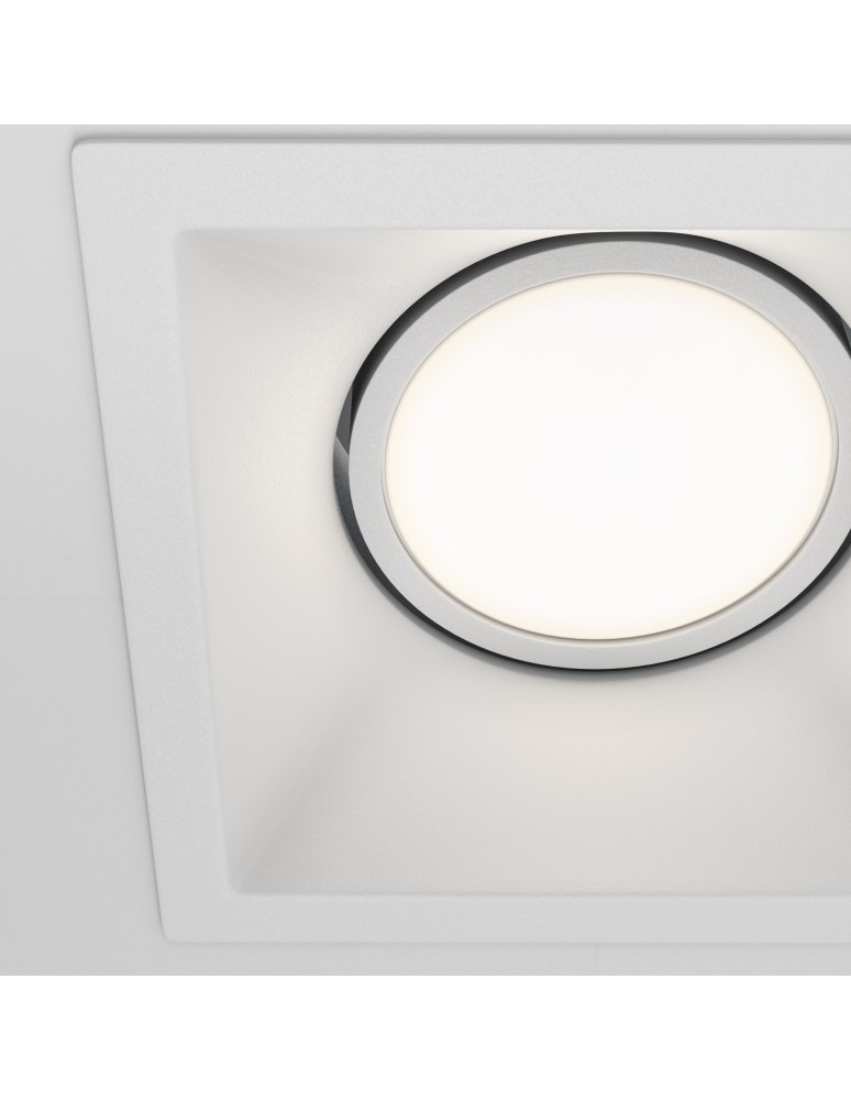 Square flush-mounted lamps - Maytoni Dot Concealed 1xGU10 50W White DL029-2-01W - product kolory-swiatla.pl 2