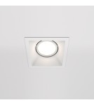 Square flush-mounted lamps - Maytoni Dot Concealed 1xGU10 50W White DL029-2-01W - product 3