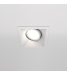 Square flush-mounted lamps - Maytoni Dot Concealed 1xGU10 50W White DL029-2-01W - product 4