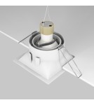 Square flush-mounted lamps - Maytoni Dot Concealed 1xGU10 50W White DL029-2-01W - product 5