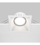 Square flush-mounted lamps - Maytoni Dot Concealed 1xGU10 50W White DL029-2-01W - product 6
