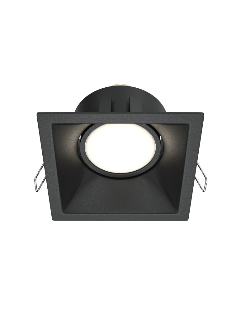 Square flush-mounted lamps - Maytoni Dot Concealed 1xGU10 50W Black DL029-2-01B - product kolory-swiatla.pl 1