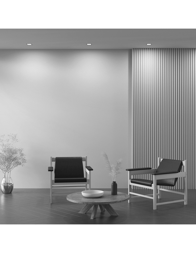 Square flush-mounted lamps - Maytoni Dot Concealed 1xGU10 50W Black DL029-2-01B - product kolory-swiatla.pl 8