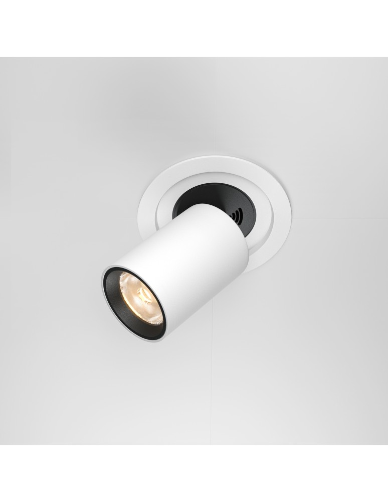 LED flush-mounted lamps - Maytoni Hidden Flush Mount LED 10W 780lm 3000K White DL095-01-10W3K-W - product kolory-swiatla.pl 4