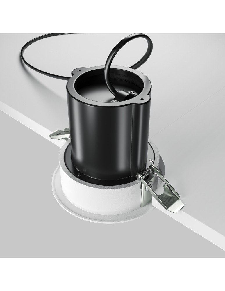 LED flush-mounted lamps - Maytoni Hidden Flush Mount LED 10W 780lm 3000K White DL095-01-10W3K-W - product kolory-swiatla.pl 5