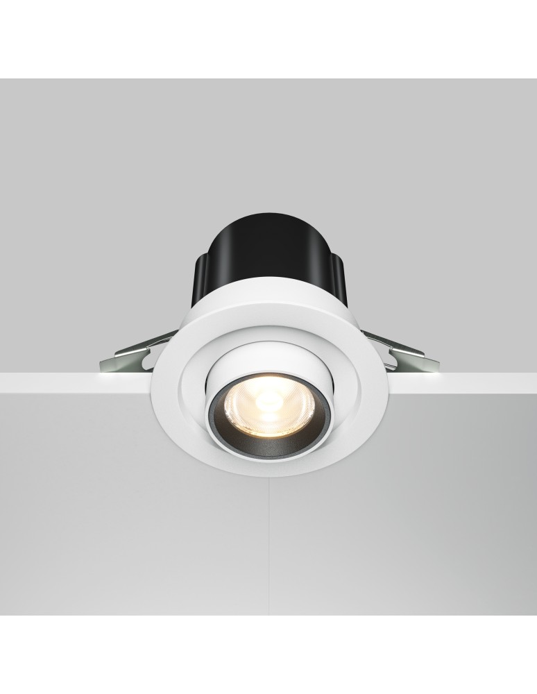 LED flush-mounted lamps - Maytoni Hidden Flush Mount LED 10W 780lm 3000K White DL095-01-10W3K-W - product kolory-swiatla.pl 7