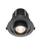 LED flush-mounted lamps - Maytoni Hidden Flush Mount LED 10W 760lm 3000K Black DL095-01-10W3K-B - product 1
