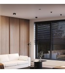 LED flush-mounted lamps - Maytoni Hidden Flush Mount LED 10W 760lm 3000K Black DL095-01-10W3K-B - product 2