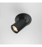 LED flush-mounted lamps - Maytoni Hidden Flush Mount LED 10W 760lm 3000K Black DL095-01-10W3K-B - product 5