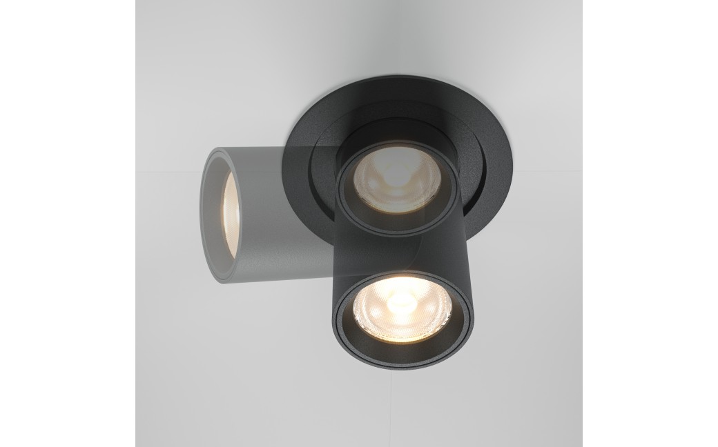 Maytoni Hidden Podtynkowa LED 10W 760lm 3000K Black DL095-01-10W3K-B