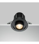 LED flush-mounted lamps - Maytoni Hidden Flush Mount LED 10W 760lm 3000K Black DL095-01-10W3K-B - product 8