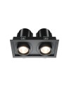 Maytoni Hidden Flush Mount LED 20W 1400lm 3000K Black DL095-02-10W3K-B
