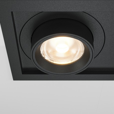 Maytoni Hidden Podtynkowa LED 20W 1400lm 3000K Black DL095-02-10W3K-B