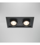 LED flush-mounted lamps - Maytoni Hidden Flush Mount LED 20W 1400lm 3000K Black DL095-02-10W3K-B - product 3