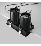 LED flush-mounted lamps - Maytoni Hidden Flush Mount LED 20W 1400lm 3000K Black DL095-02-10W3K-B - product 5