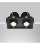 LED flush-mounted lamps - Maytoni Hidden Flush Mount LED 20W 1400lm 3000K Black DL095-02-10W3K-B - product 7