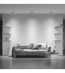 LED flush-mounted lamps - Maytoni Hidden Flush Mount LED 20W 1400lm 3000K Black DL095-02-10W3K-B - product 9