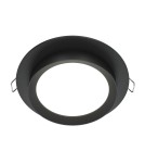 Round flush-mounted lamps - Maytoni Hoop Flush Mounted 1xGX53 15W Black DL086-GX53-RD-B - product 1