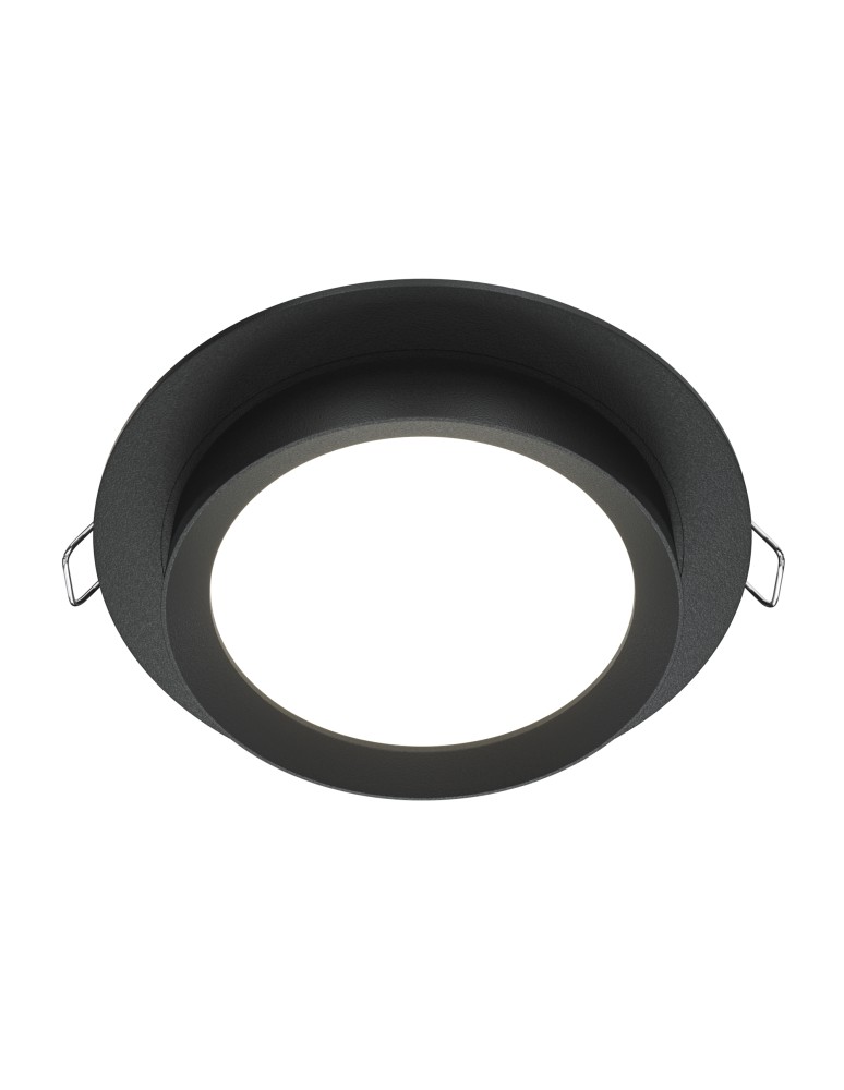 Round flush-mounted lamps - Maytoni Hoop Flush Mounted 1xGX53 15W Black DL086-GX53-RD-B - product kolory-swiatla.pl 1