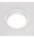 Round flush-mounted lamps - Maytoni Hoop Flush Mounted 1xGX53 15W White DL086-GX53-RD-W - product 3