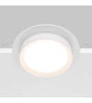 Round flush-mounted lamps - Maytoni Hoop Flush Mounted 1xGX53 15W White DL086-GX53-RD-W - product 5