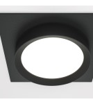 Square flush-mounted lamps - Maytoni Hoop Flush Mounted 1xGX53 15W Black DL086-GX53-SQ-B - product 2