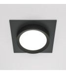 Square flush-mounted lamps - Maytoni Hoop Flush Mounted 1xGX53 15W Black DL086-GX53-SQ-B - product 3