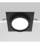 Square flush-mounted lamps - Maytoni Hoop Flush Mounted 1xGX53 15W Black DL086-GX53-SQ-B - product 5