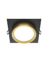 Maytoni Hoop Flush Mounted 1xGX53 15W Black, Gold DL086-GX53-SQ-BG