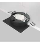 Gold flush-mounted lamps - Maytoni Hoop Flush Mounted 1xGX53 15W Black, Gold DL086-GX53-SQ-BG - product 4