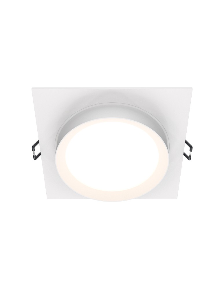 Square flush-mounted lamps - Maytoni Hoop Flush Mounted 1xGX53 15W White DL086-GX53-SQ-W - product kolory-swiatla.pl 1