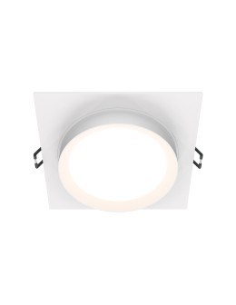 Maytoni Hoop Flush Mounted 1xGX53 15W White DL086-GX53-SQ-W